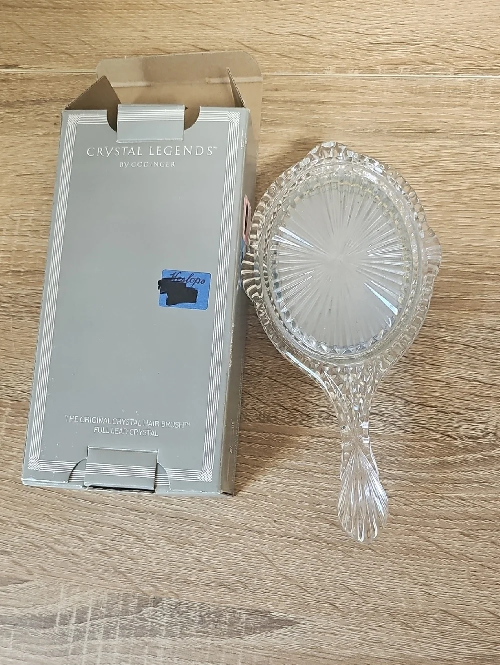 Crystal Legends Clear Crystal Hair Brush by Godinger